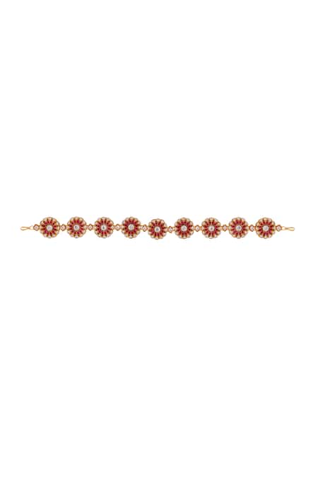 Riana Jewellery Florence Kundan Mathapatti Hair Band 