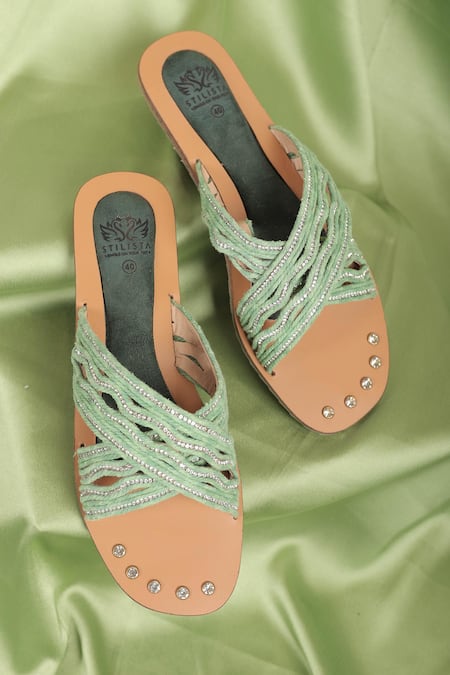 Stilista Criss Cross Strap Flats 