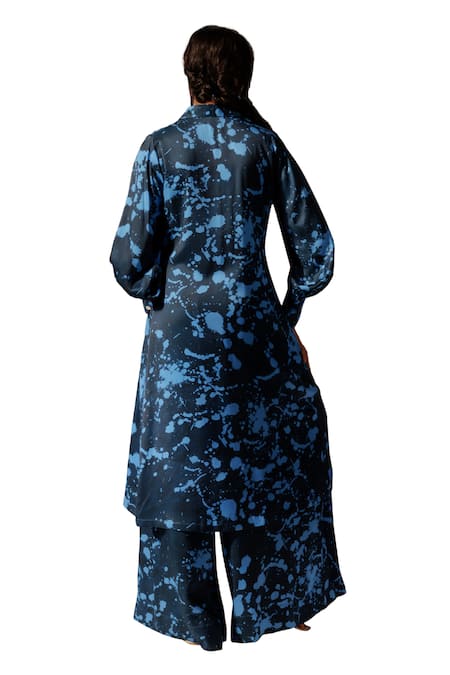 Shop_Advait_Multi Bemberg Satin Twill Print Splash Nysa Pleated Trouser _Online_at_Aza_Fashions