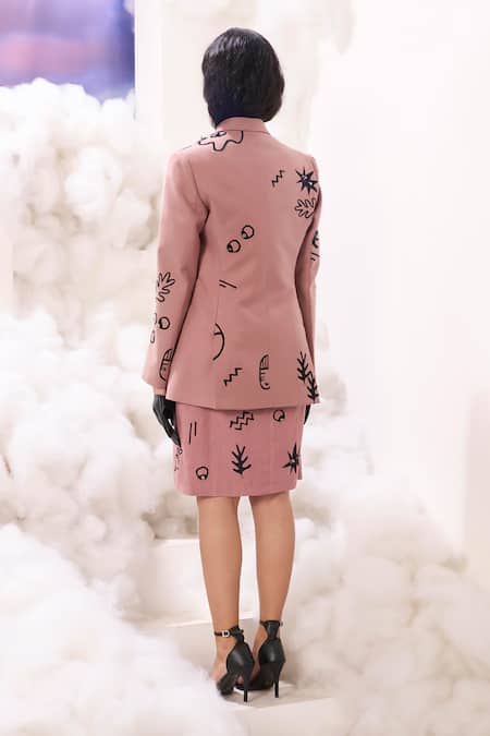 Sahil Kochhar Tyra Doodle Applique Jacket 