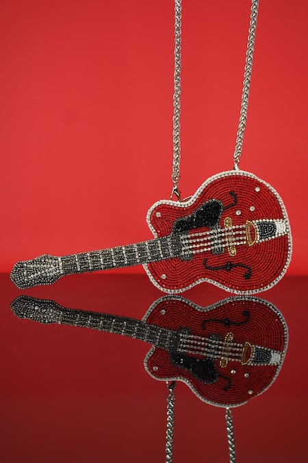 Detach accessories Musicly The Guitar Embellished Bag 