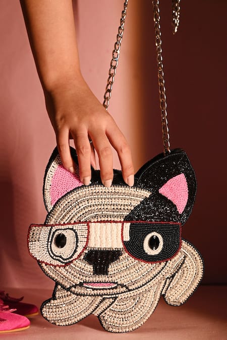 Detach accessories Stella Pawfect Stone Embellished Sling Bag 