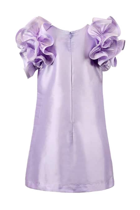 Pnk Isha Arora (Pink) Flower Embellished Shaft Dress 