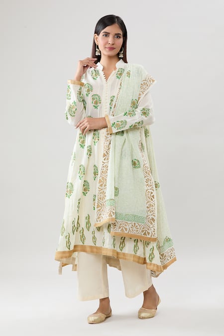 Peenacolada Floral Print Kurta Pant Set 