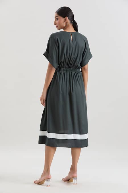 House Of Behram Elasticated Waist Dress 