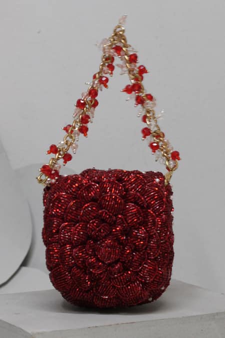 Doux Amour Coco Crystal Embellished Airpod Bag 