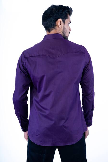 Yajy By Aditya Jain Placement Hand Work Shirt 