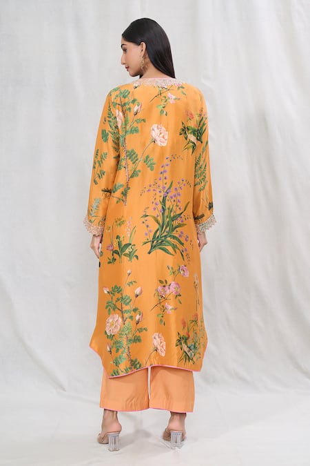 Anushree Reddy Flower Print Kurta & Pant Set 