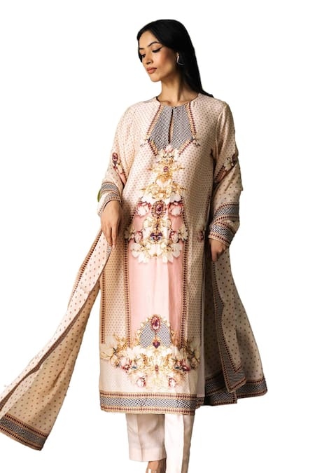 Falguni Shane Peacock_Zelus Kurta Set _Online_at_Aza_Fashions