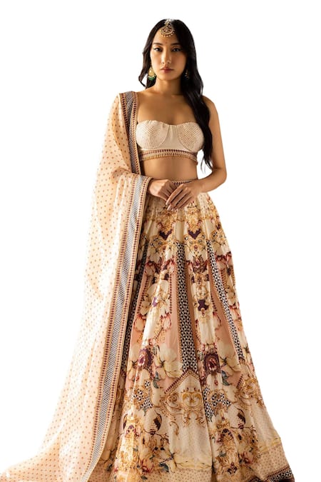 Falguni Shane Peacock Selene Printed Lehenga Set Online at Aza Fashions Falguni Shane Peacock_Selene Printed Lehenga Set _Online_at_Aza_Fashions
