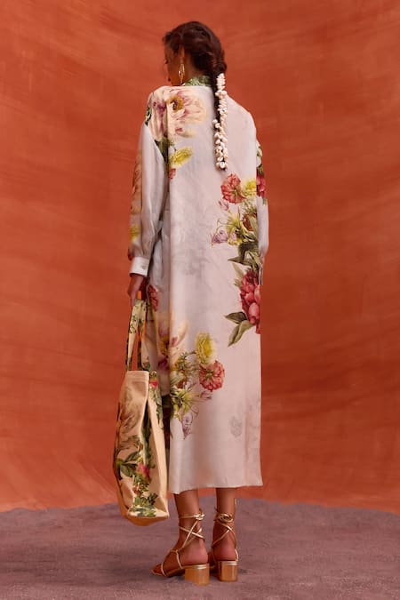 Kalista Melinda Floral Pattern Shirt Dress 