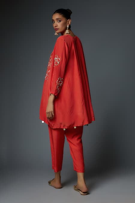 Bha Sha Risha Floral Pattern Tunic With Pant 