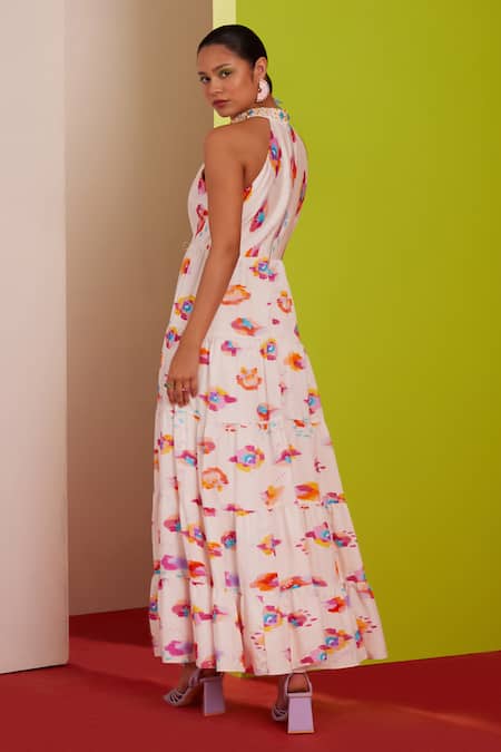 Garima Bindal Abstract Print Maxi Dress 