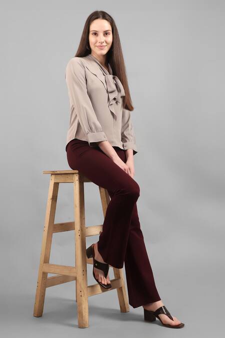 Shop Kolha Brown Croc Leather Textured Heels at Aza Fashions Shop_Kolha_Brown Croc Leather Textured Heels_at_Aza_Fashions