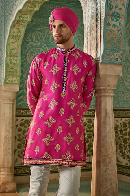 The Royaleum Revan Floral Butti Print Kurta 