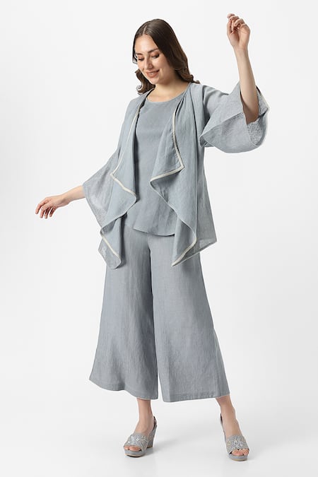 KAVERI Halley Georgia Flared Jacket Pant Set 