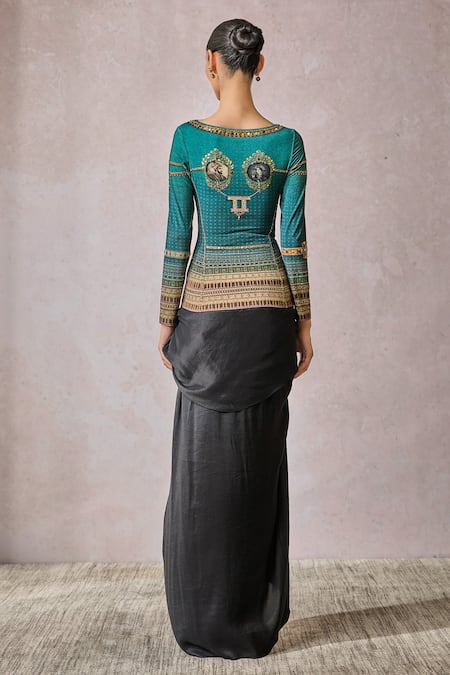 Tarun Tahiliani Metallic Jewel Print T-Shirt 