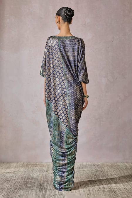 Tarun Tahiliani Phulkari Print Kaftan 