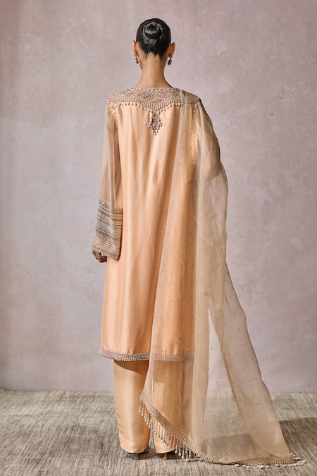 Tarun Tahiliani Embroidered Kurta Trouser Set 