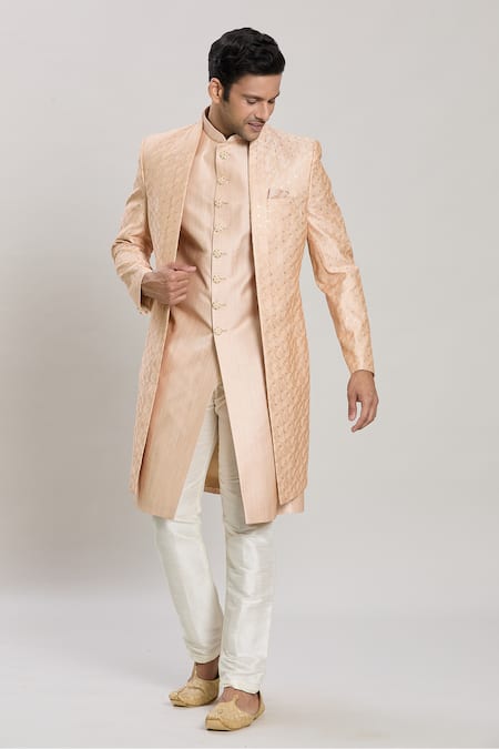 Arihant Rai Sinha Sequin Embroidered Sherwani Set 