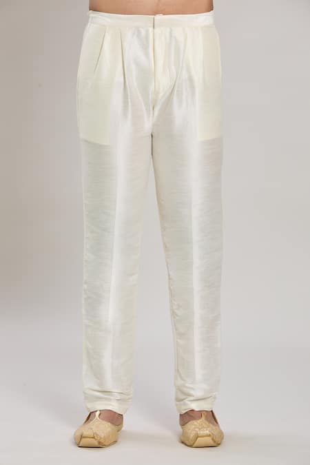 Arihant Rai Sinha_Green Silk, Satin Sequins, Embroidery Sherwani Aligadhi Pant Set _at_Aza_Fashions