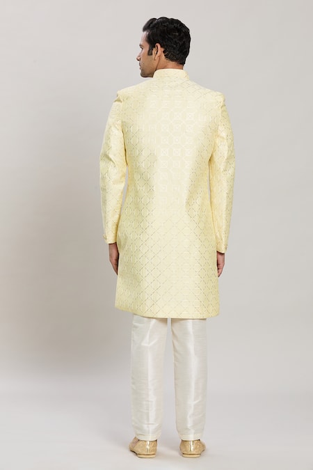 Arihant Rai Sinha Trellis Embroidered Sherwani With Pant 