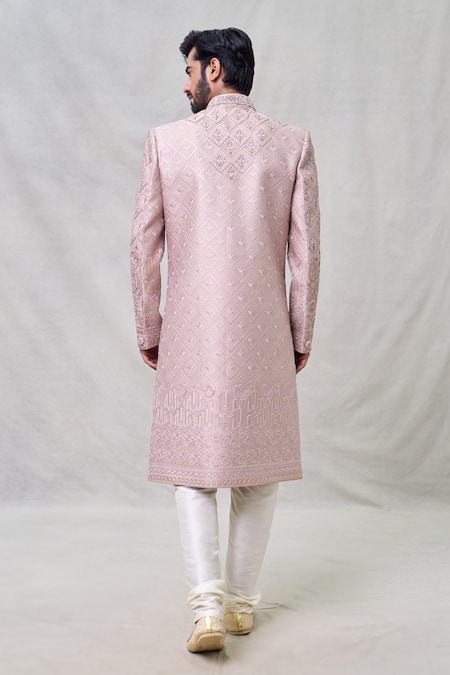 Arihant Rai Sinha Cutdana Embroidered Sherwani Set 
