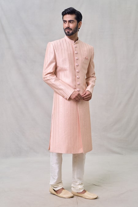 Arihant Rai Sinha Sequin Work Sherwani Set 