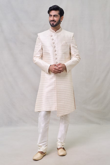 Arihant Rai Sinha Thread Work Sherwani Set 