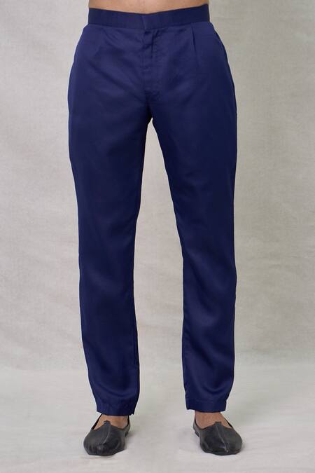 Buy_Arihant Rai Sinha_Blue Silk Sequins, Embroidery Quad Bloom Sherwani Set 