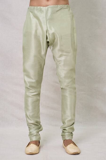 Arihant Rai Sinha_Green Silk Sequins Lotus Darbar Bloom Embroidered Sherwani Set _at_Aza_Fashions