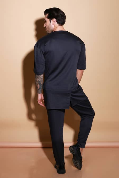 Echke Flap Buttoned Shirt & Pant Set 