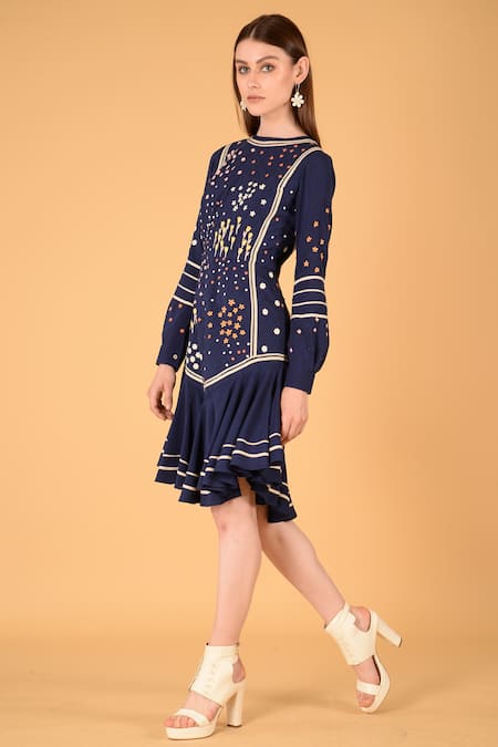 Sahil Kochhar Embroidered Short Dress 