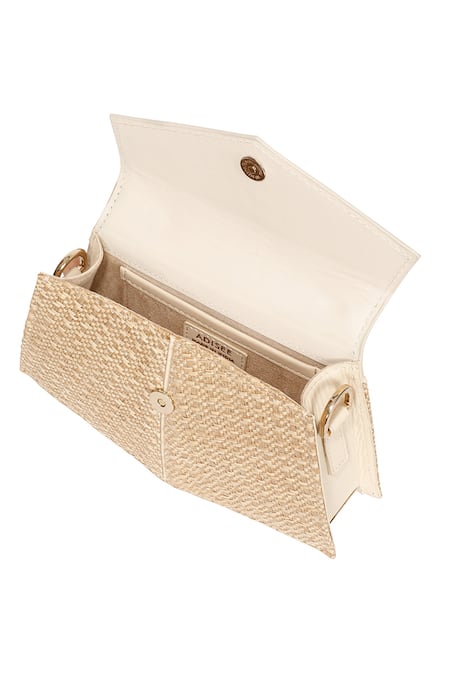 Adisee Ivory Kendal Crossbody Bag at Aza Fashions Adisee_Ivory Kendal Crossbody Bag_at_Aza_Fashions