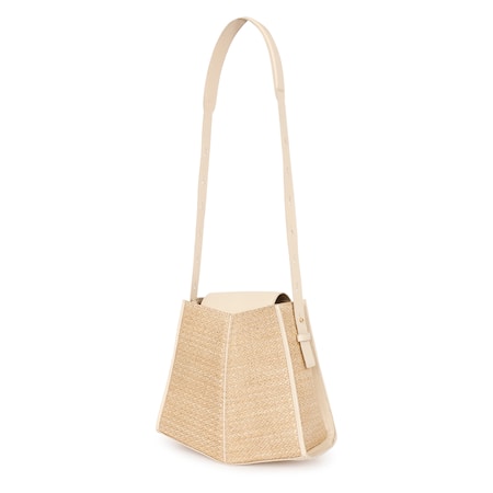 Adisee_Ivory Fern Bucket Bag_Online_at_Aza_Fashions