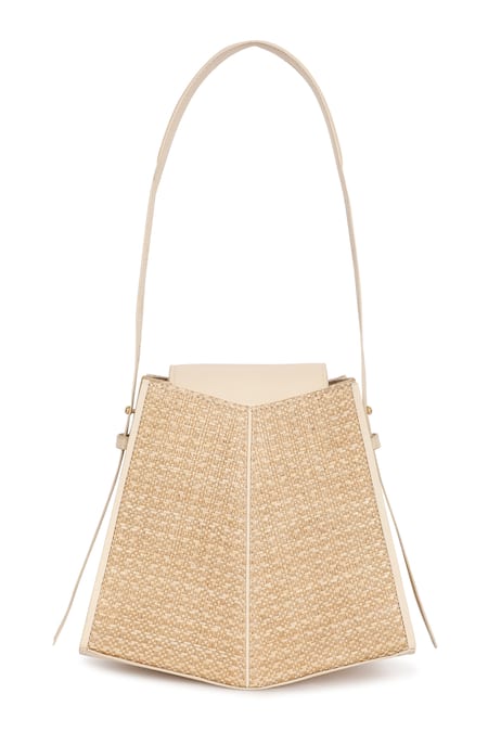 Buy_Adisee_Ivory Fern Bucket Bag_Online_at_Aza_Fashions