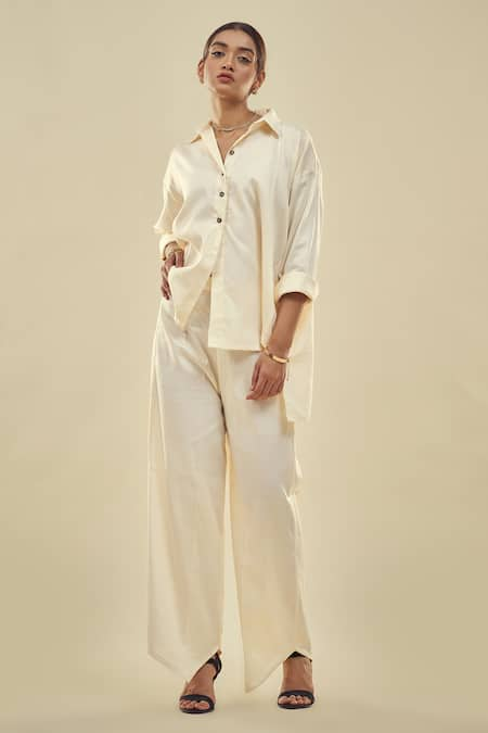 AFFROZ Button Down Shirt & Trouser Set 