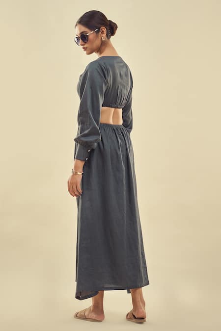 Affroz Cutout Maxi Dress 