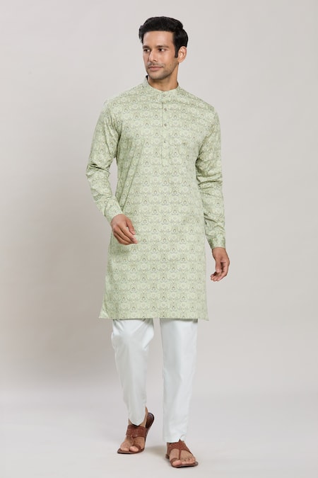 Arihant Rai Sinha Paisley Print Kurta With Pant 