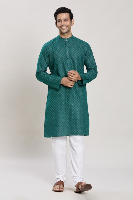 Arihant Rai Sinha Straight Printed Kurta & Pant Set 