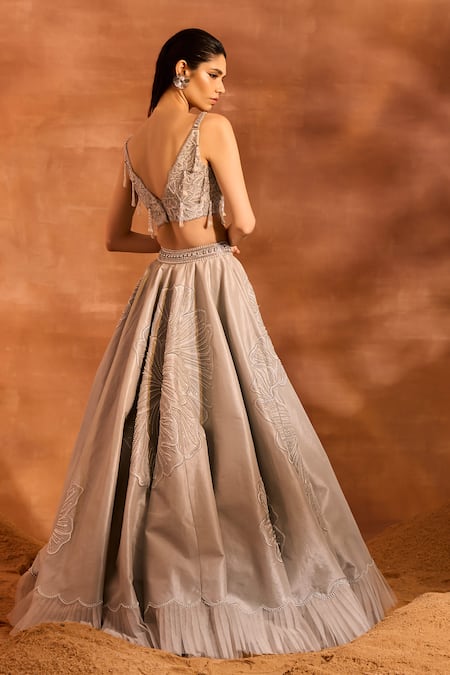 Divya Aggarwal Aria Floral Embellished Lehenga Set 