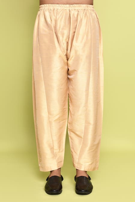 Arihant Rai Sinha_Blue Velvet, Silk Sequins Embroidered Sleeve Sherwani With Pant _Online_at_Aza_Fashions