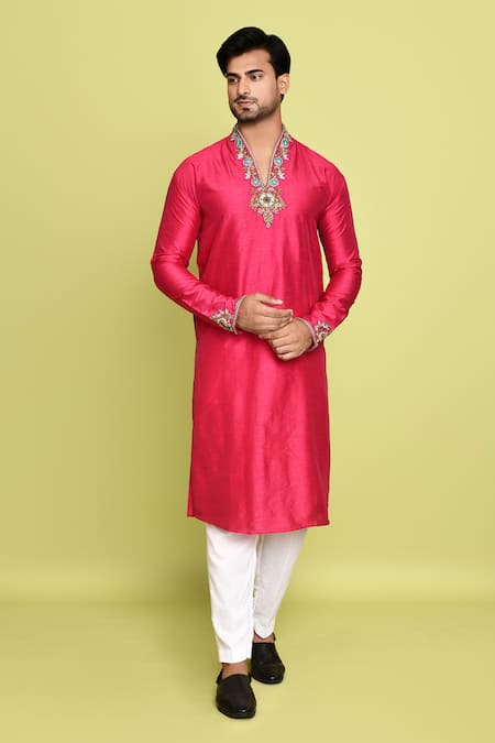 Arihant Rai Sinha Resham Embroidered Kurta With Pant 