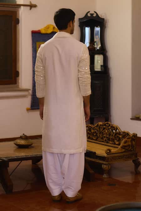 Ankit V Kapoor Umaid Thread Embroidered Kurta Salwar Set 