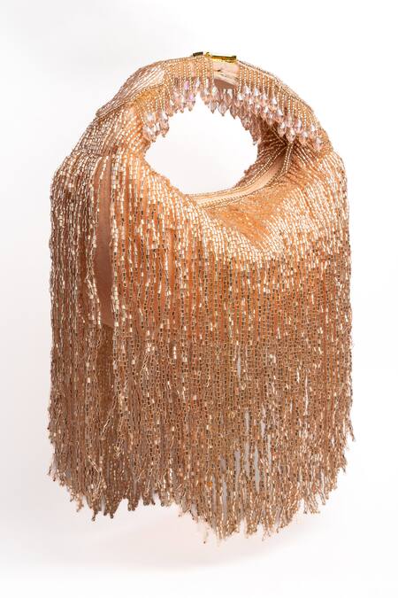 Buy Nayaab By Sonia Peach Beads, Tassels Sailor Embellished Potli Online at Aza Fashions Buy_Nayaab By Sonia_Peach Beads, Tassels Sailor Embellished Potli_Online_at_Aza_Fashions