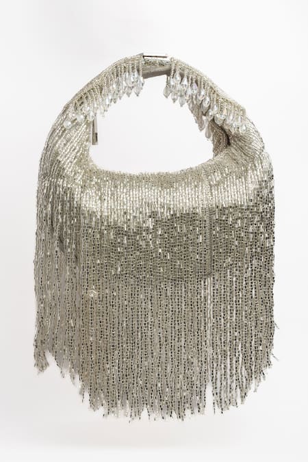 Nayaab By Sonia Bead Tassel Embellished Potli 