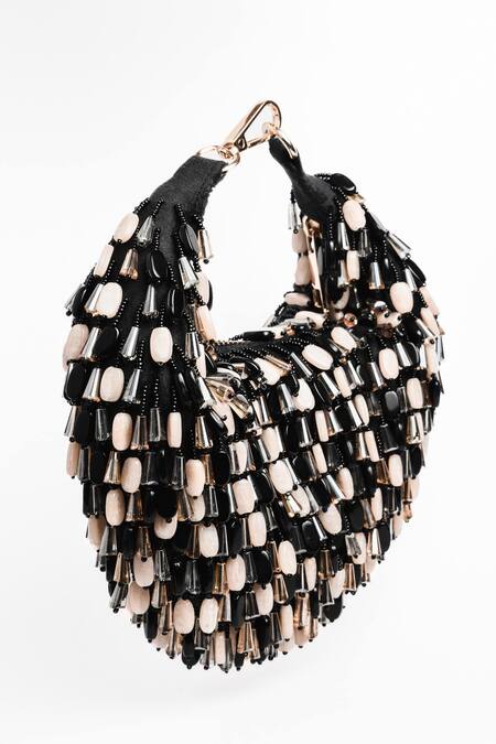 Buy Nayaab By Sonia Cream Beads, Tassels Serenity Embellished Clutch Online at Aza Fashions Buy_Nayaab By Sonia_Cream Beads, Tassels Serenity Embellished Clutch _Online_at_Aza_Fashions