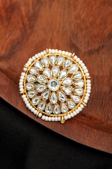 Neeta Boochra Kundan Studded Ring 