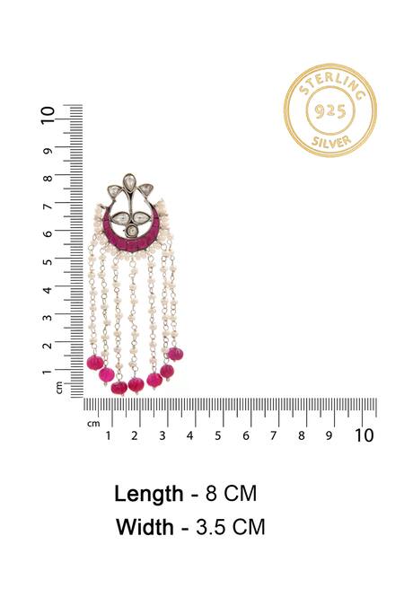 Buy Neeta Boochra Pink Pearls, Diamonds Sone Ki Gulaabi Kundan Embellished Chandbalis Online at Aza Fashions Buy_Neeta Boochra_Pink Pearls, Diamonds Sone Ki Gulaabi Kundan Embellished Chandbalis_Online_at_Aza_Fashions