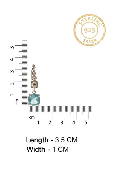 Shop Neeta Boochra Blue Stones Aqua Radiance Kundan Embellished Earrings Online at Aza Fashions Shop_Neeta Boochra_Blue Stones Aqua Radiance Kundan Embellished Earrings _Online_at_Aza_Fashions